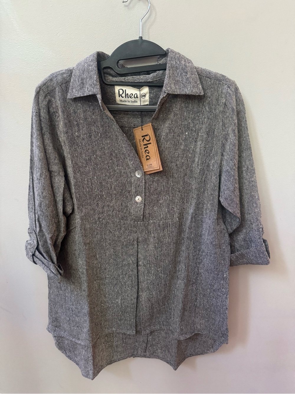 Rhea Button Front Tunic